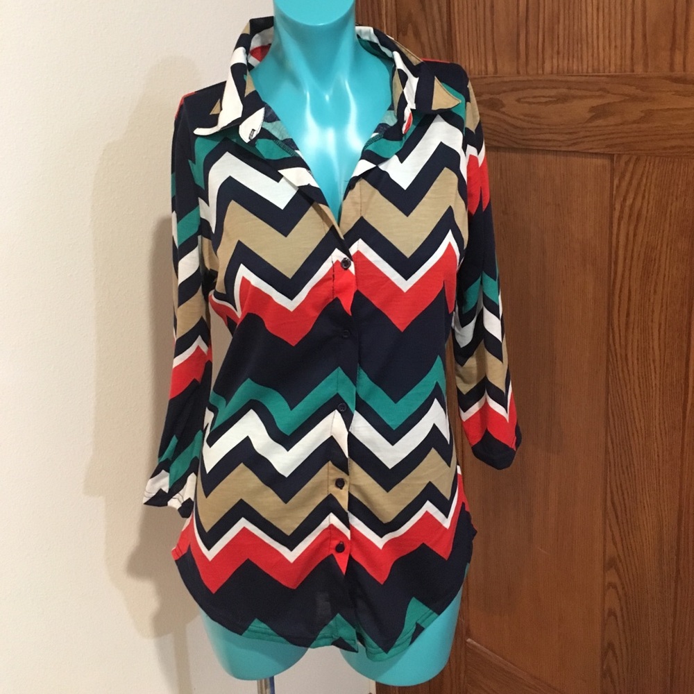Printed Button-down